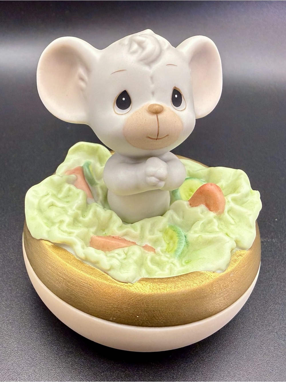 Precious Moments-Lettuce Pray-Mouse-261122-Vintage 1996